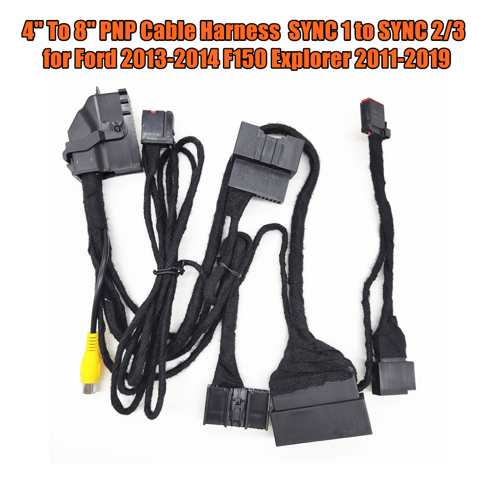 4 To 8 Pin PNP Conversion Harness – Ford SYNC 1 To SYNC 3 Upgrade – For F-150 & Explorer