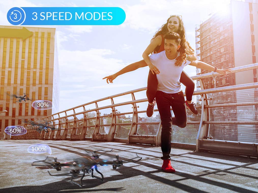 SNAPTAIN S5C WiFi FPV Drone HD Camera Voice Control RC Quadcopter One Key Return SNAPTAIN S5C WiFi FPV Drone HD Camera Voice Control RC Quadcopter One Key Return