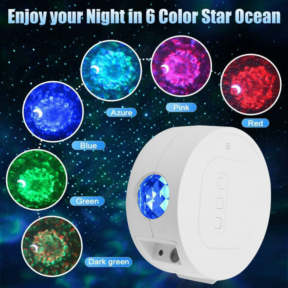 Ocean LED Galaxy Projector Starry Night Light Laser Projection Star