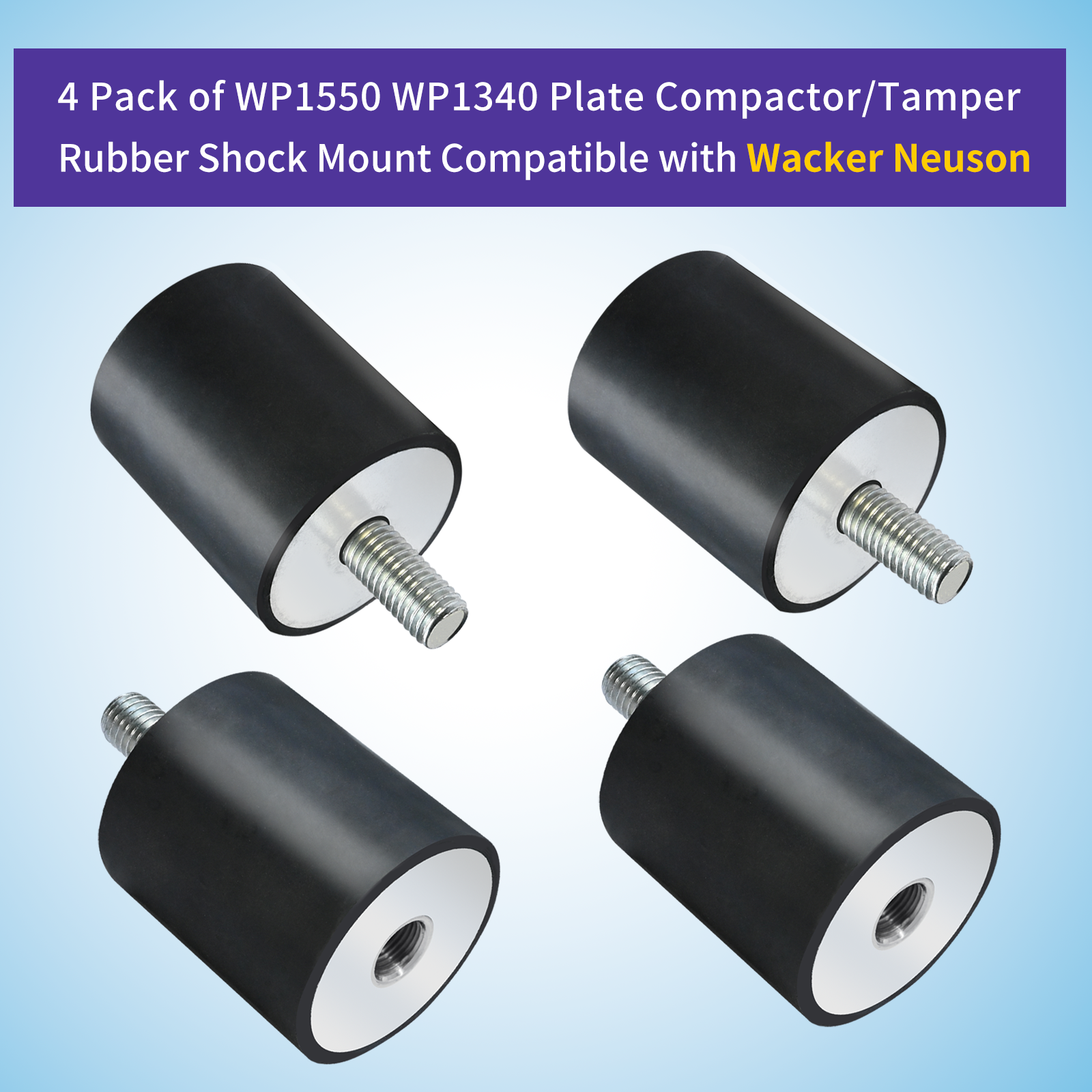 Wacker Neuson Wacker VP1550, VP1340 Plate Copactor Taper Part, Rubber