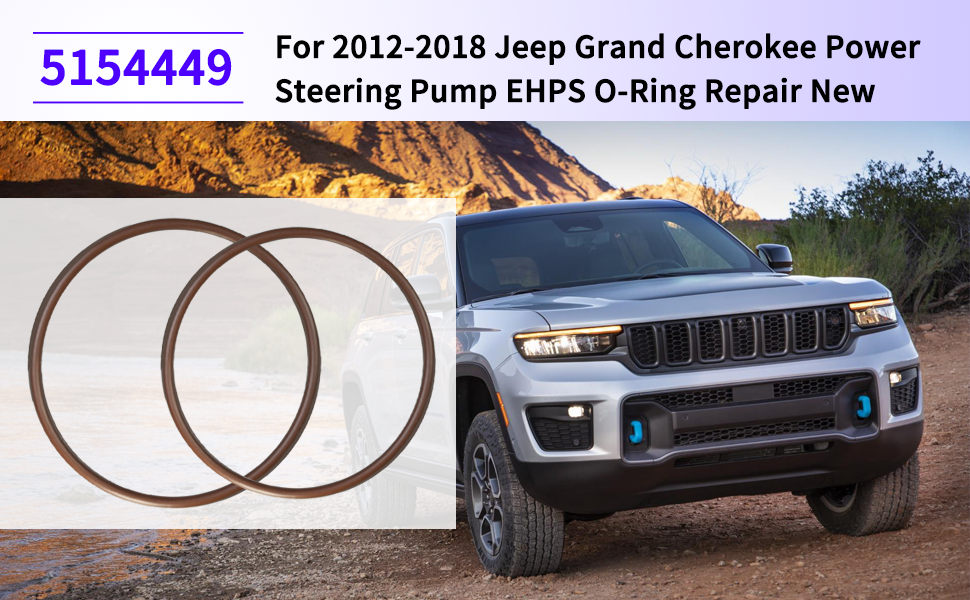 Vehicleliwosq 2x EHPS Power Steering Pump O-Ring Set – Fits Dodge Durango Jeep Grand Cherokee Nissan Pathfinder Altima, 1 Yr Warranty