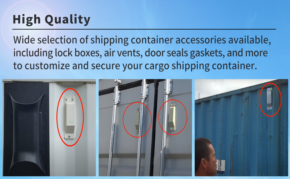 ABLK 8pack Shipping Container Air Vent Kit Heavy Duty Shipping ABLK 8pack Shipping Container Air Vent Kit Heavy Duty Shipping