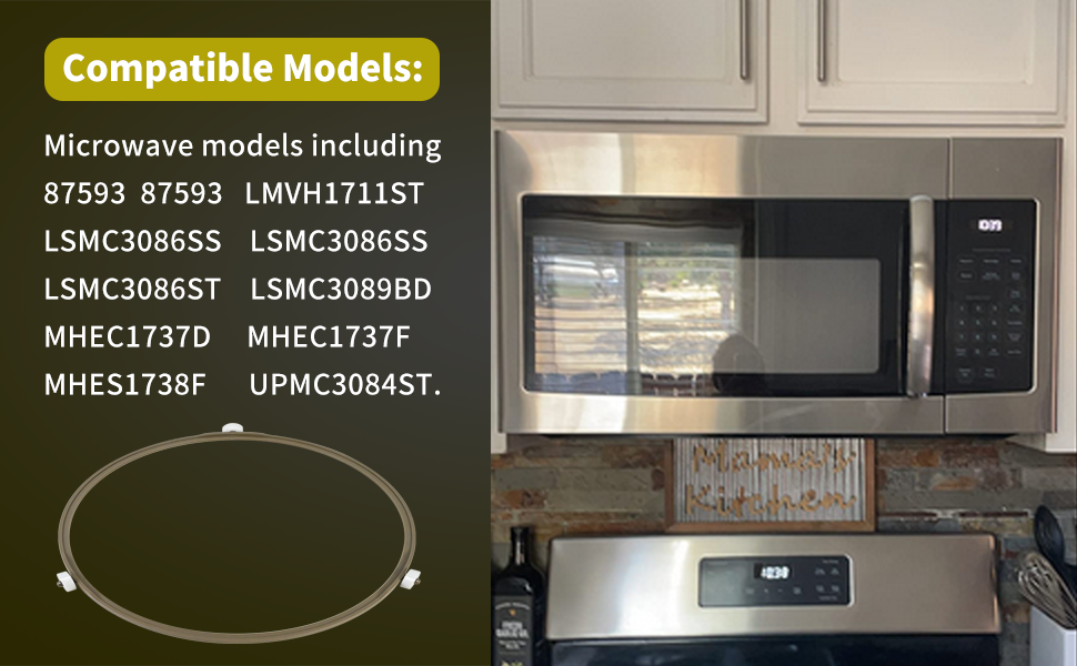 5889W2A012F Microwave Oven  Rotating Support Ring For Kenmore & LG