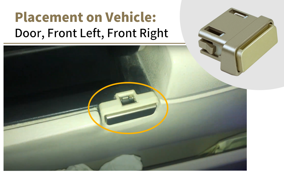 2003-2011 Lincoln Town Car Front Door armrest Pull handle Latch button
