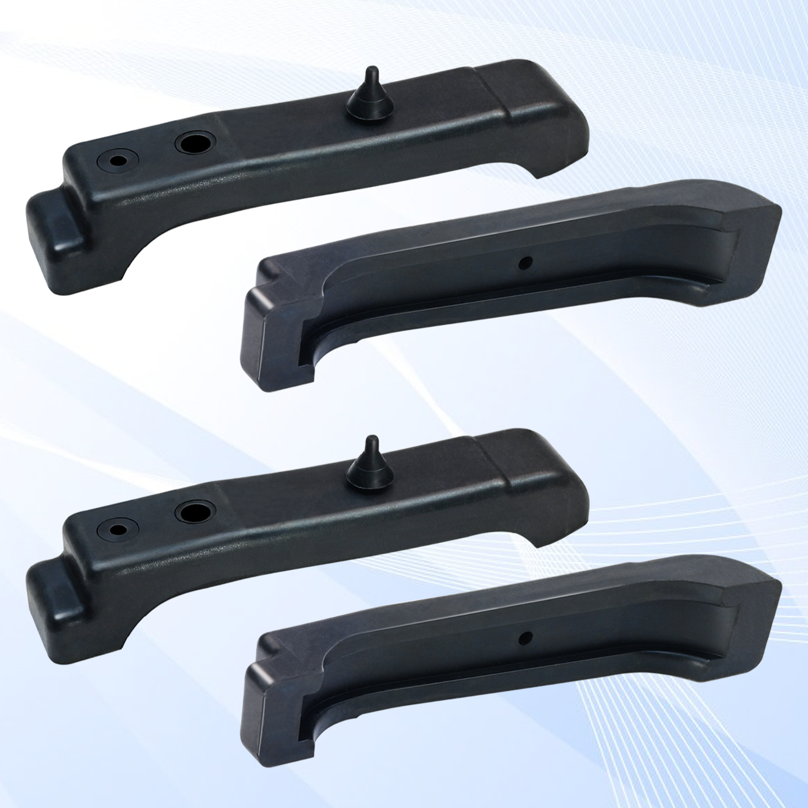 4 Pack Red Urethane Engine Radiator Isolator Mounts For Chevy GM - Direct Fit 7-1711 7-1712 7-1713
