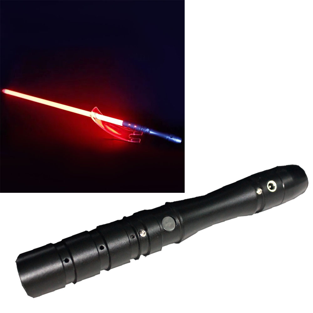 red lightsaber toy