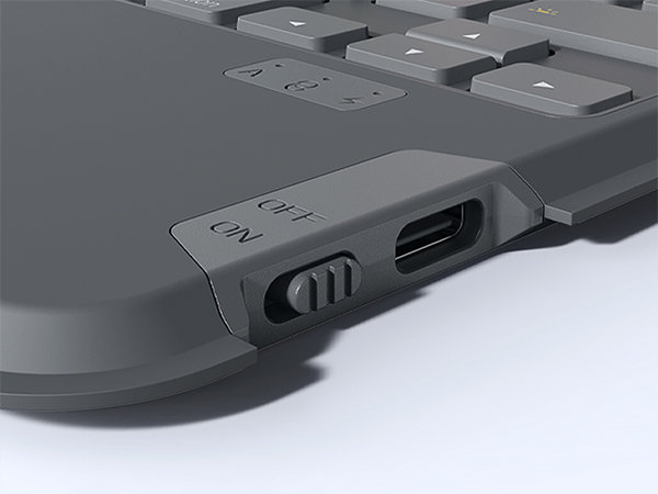 WINCHKING iPad Air 5 Generation hoes met toetsenbord, toetsenbord met