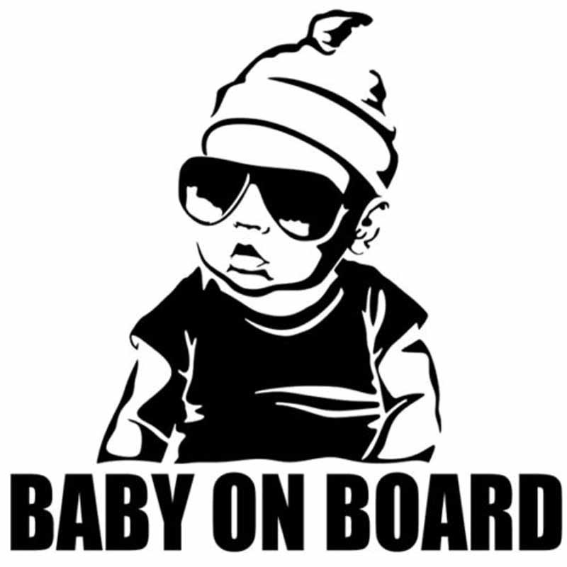 Download Baby On Board Vinyl Car Funny Sticker Decal For Window And Safety Sign Black Ebay