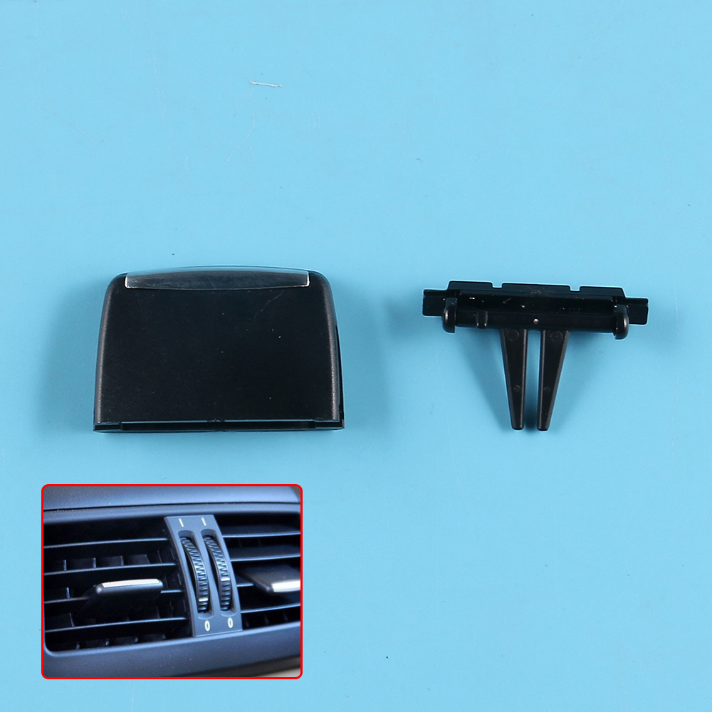 Pack of 3 Black Car Front A//C Air Conditioning Vent Outlet Tab Clip 06-13 BMW X5 E70 X6 E71