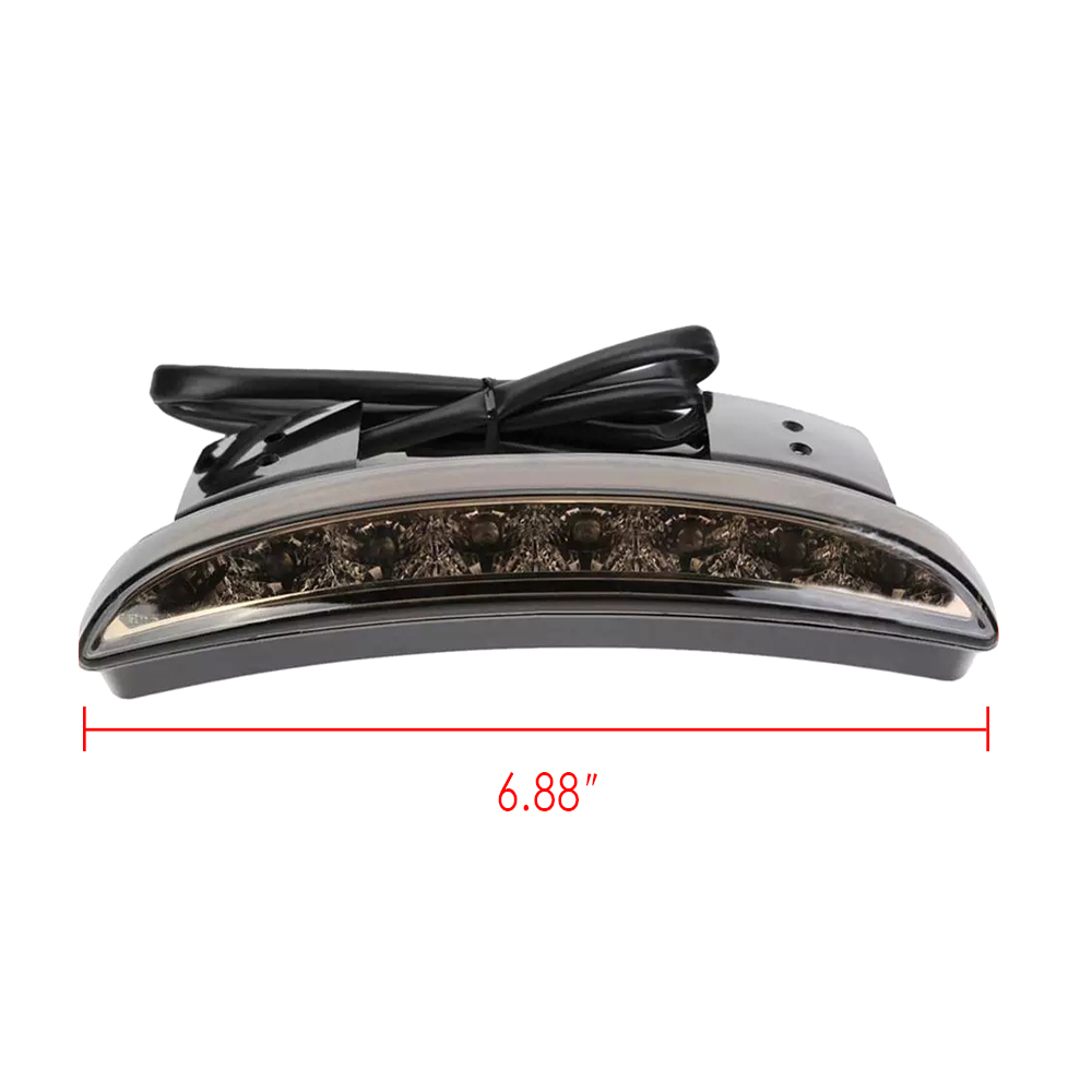 Motorcycle Led Braketail Light License Plate Rear Run Stop Lamp Taillight 12v For Harley Dyna Touring Motorcycle Led Braketail Light License Plate Rear Run Stop Lamp Taillight 12v For Harley Dyna Touring