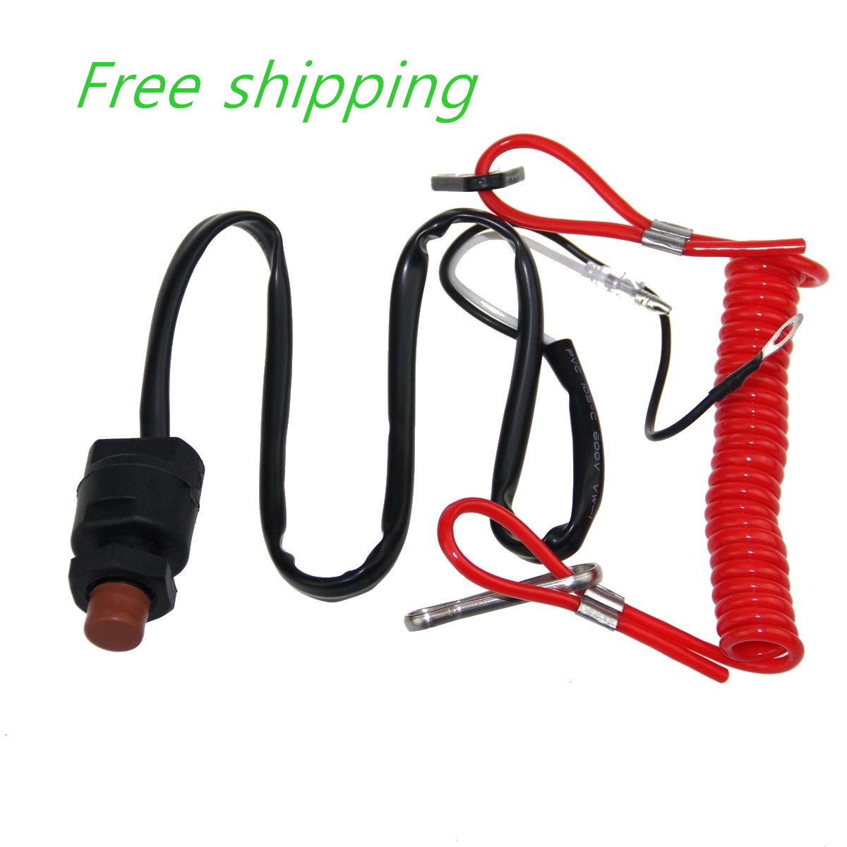 Kill Stopswitch Stop Switch 6E9-82575-09 fit Yamaha Outboard 15HP