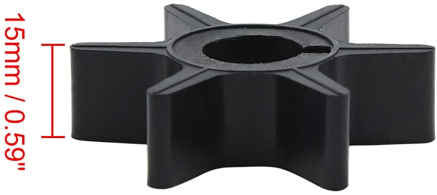 Water Pump Impeller For Chrysler/Force/Mercury 25-50 HP Outboards - Part #47-F433065-2 - View #3