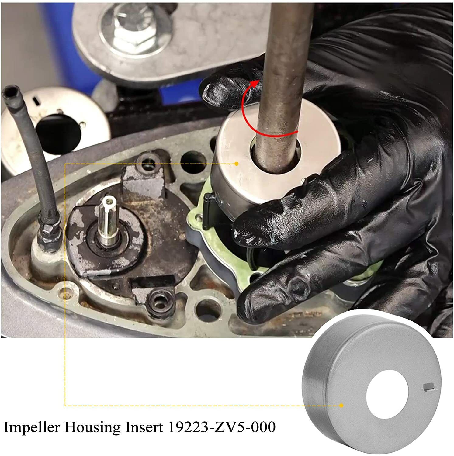 HYDRA ウォーターバンパープレート Water Pump Impeller Repair Kit for Honda 40 50 hp BF40A