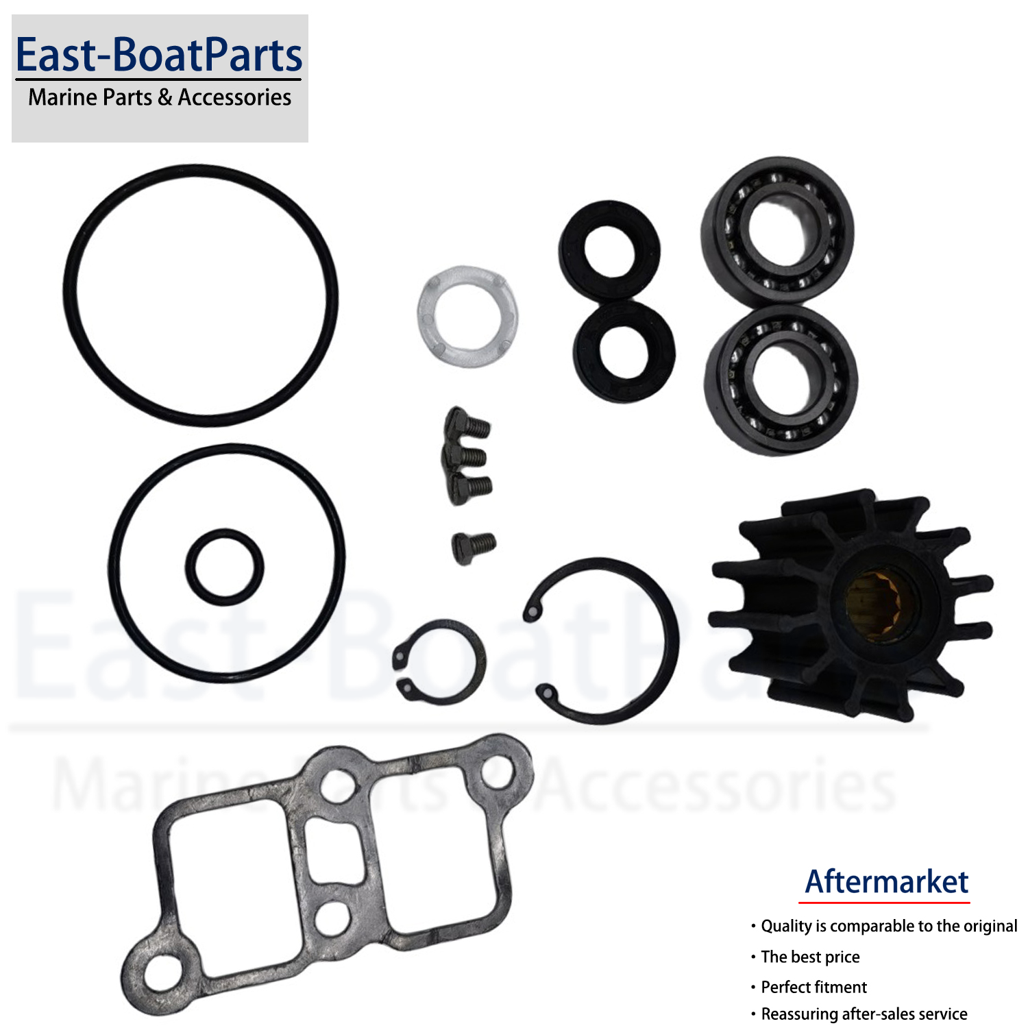 Major Repair Kit for Johnson 10-24493 10-24493-01 10-24493-02 Raw