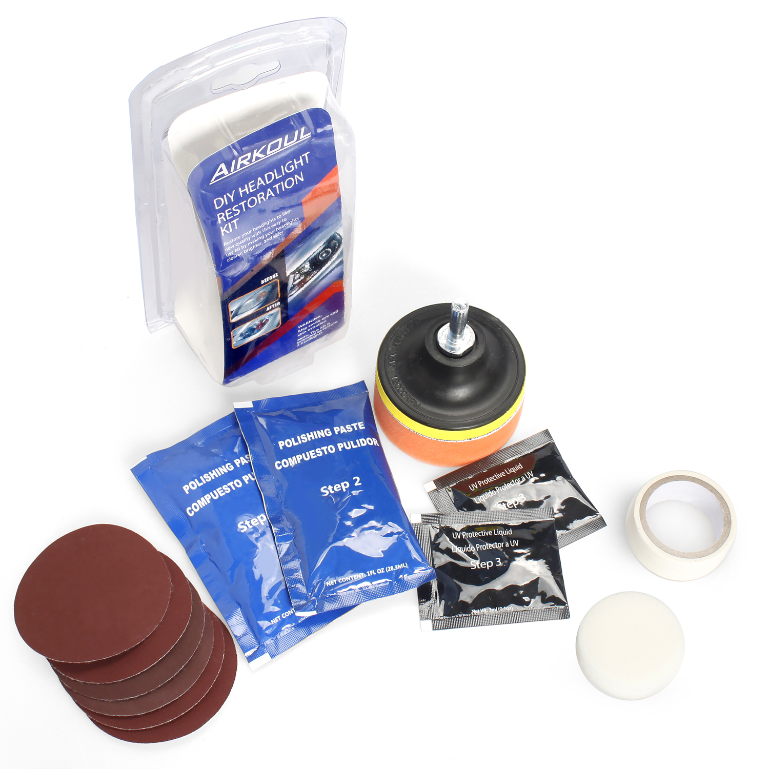 Professional Car Restoration System Restorer Repair Kit Polishing