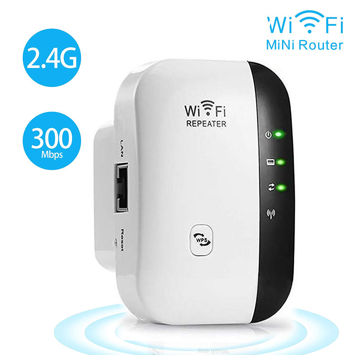 WiFi Blast Wireless Repeater Wi-Fi Range Extender 300Mbps WifiBlast Amplifier