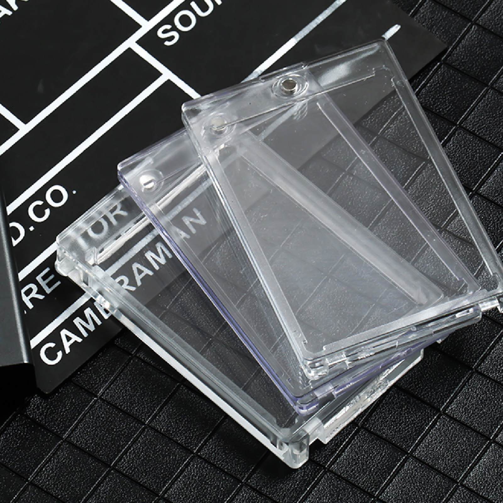 35PT Carte Cornici Acriliche Magnetiche Trasparente Protezione 5PCS Trasparente Magnetic Trading Card Holder Impermeabile Cornici Carte Collezionabili per Cartes Magic Sport Baseball