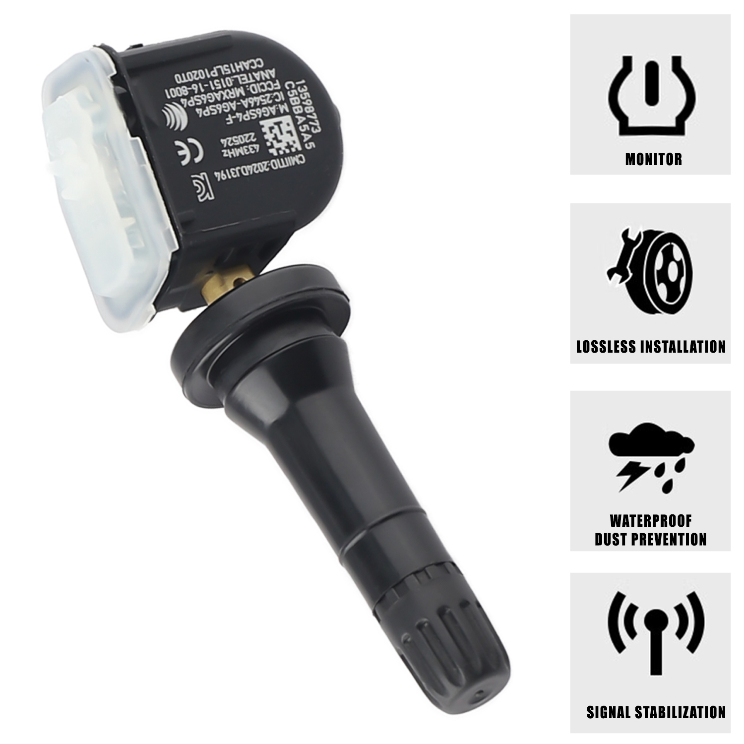 4pcs TPMS TIRE PRESSURE SENSOR 13598773 For BUICK CADILLAC