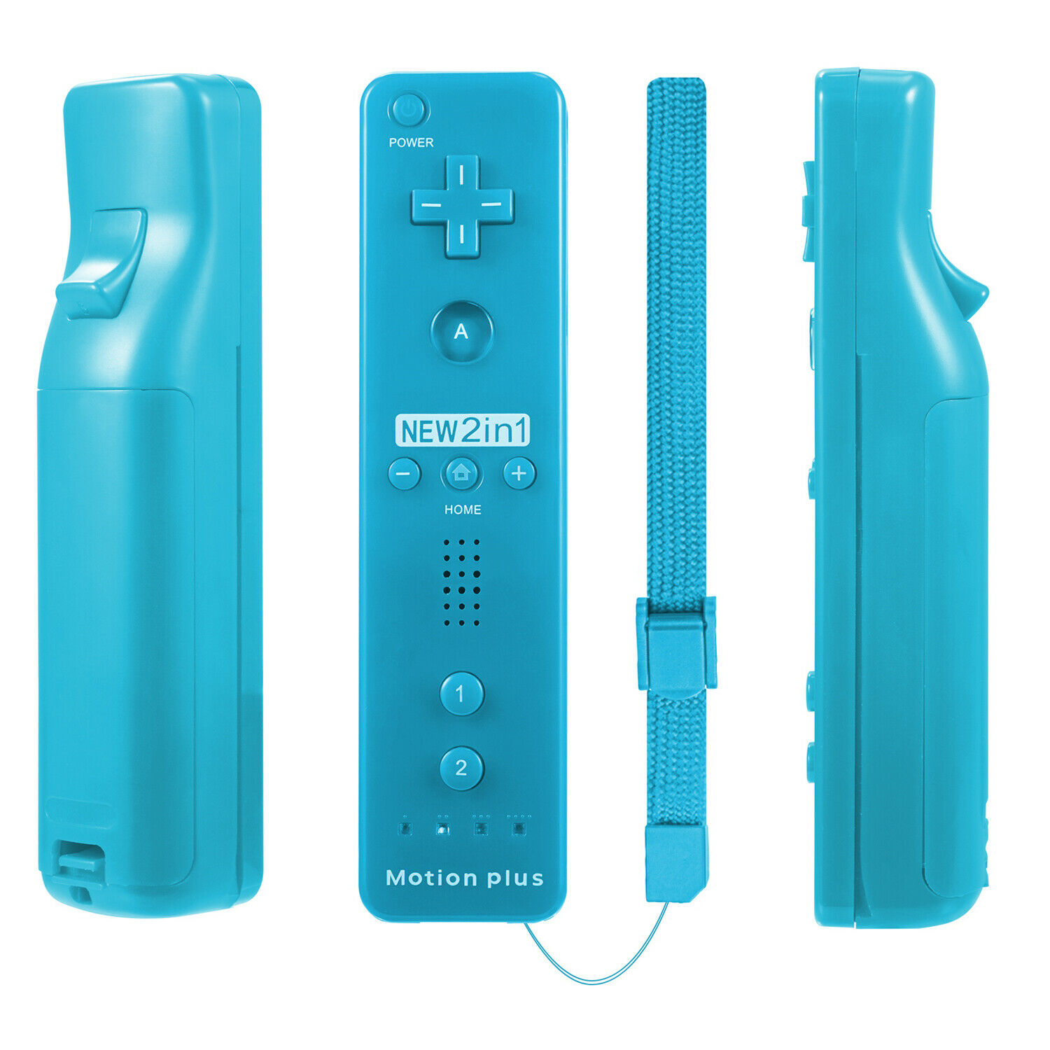 Blue a set Remote Wii Nunchuk Video Game Controller For Nintendo Wii ...