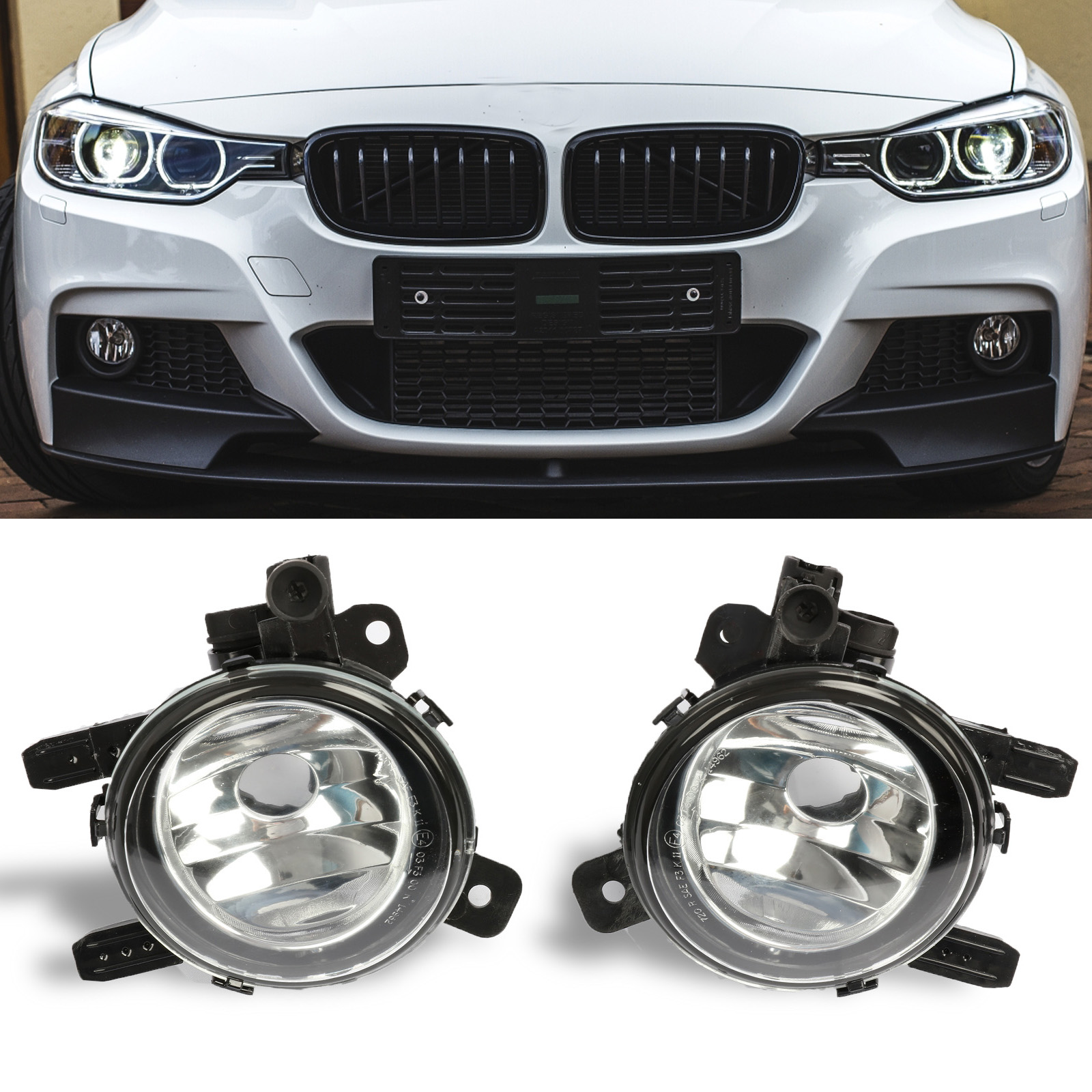 Pair Fog Light Lamp For Bmw 3 Series F30 F31 F34 328i 428i 330i 430i 440i Ebay 8080