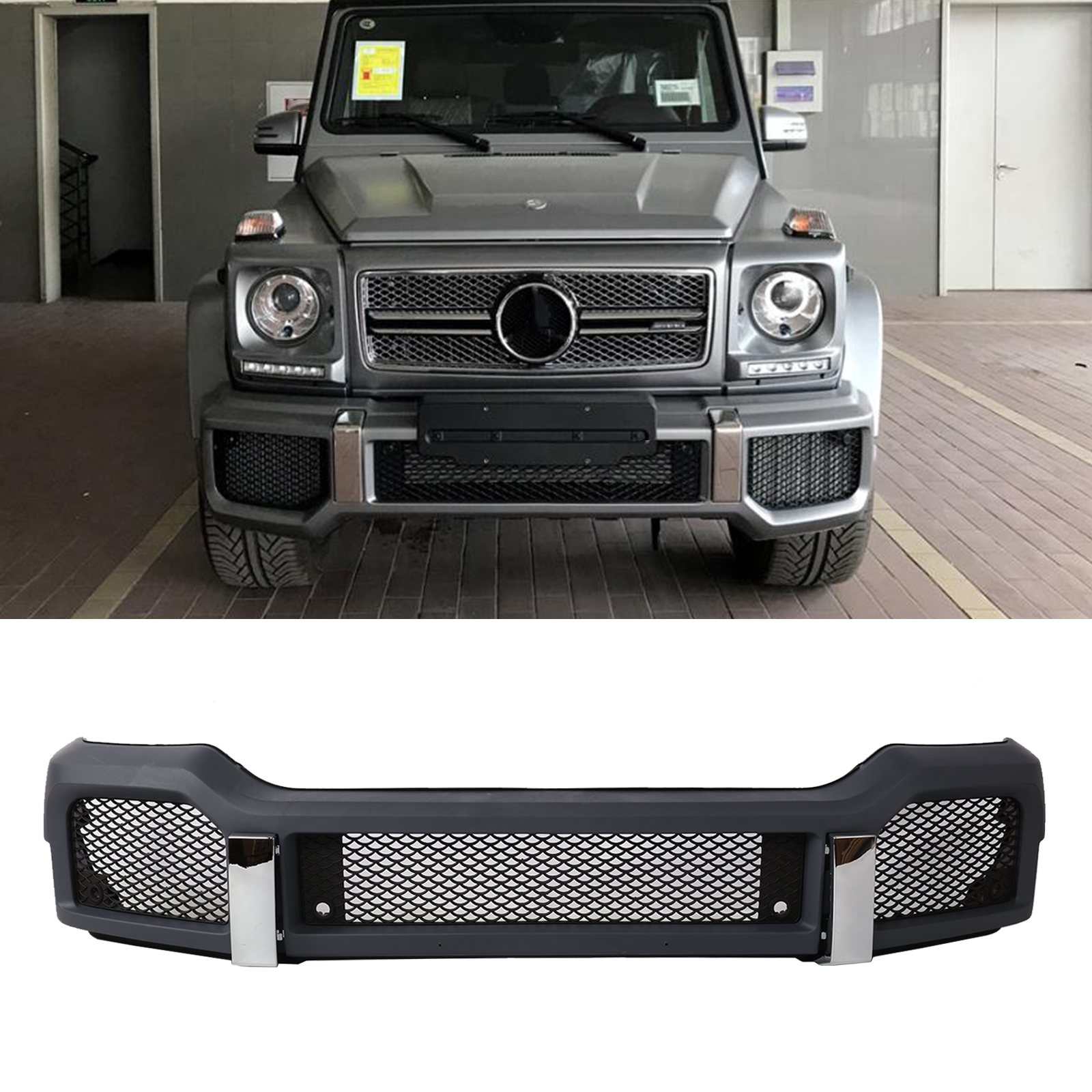 G G G Style Front Bumper Cover Kit For Benz W G Class G Wagon