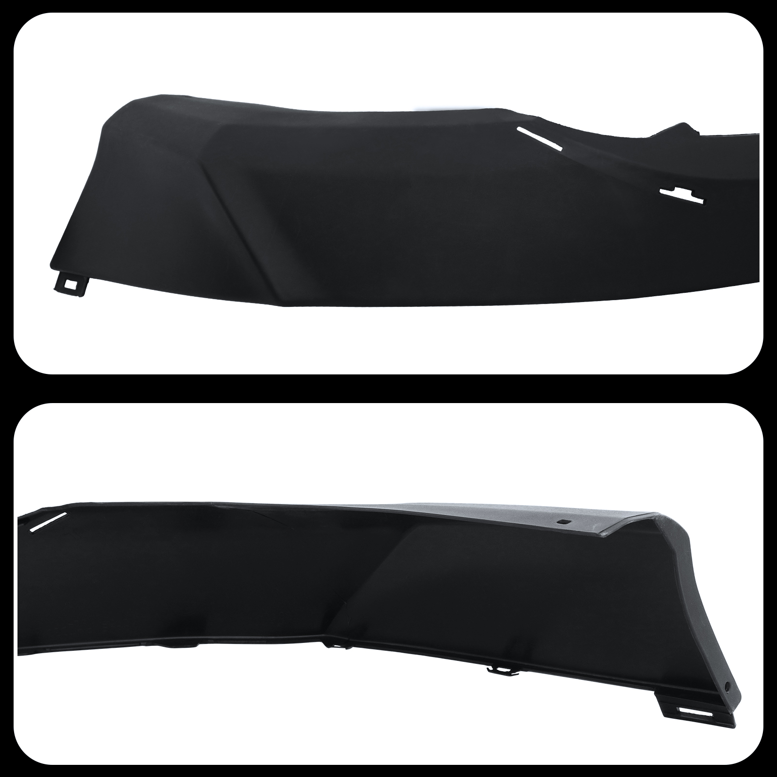 Pensun Rear Bumper Cover Upper & Lower For 2016-2018 Toyota RAV4 – Black Plastic - View #5