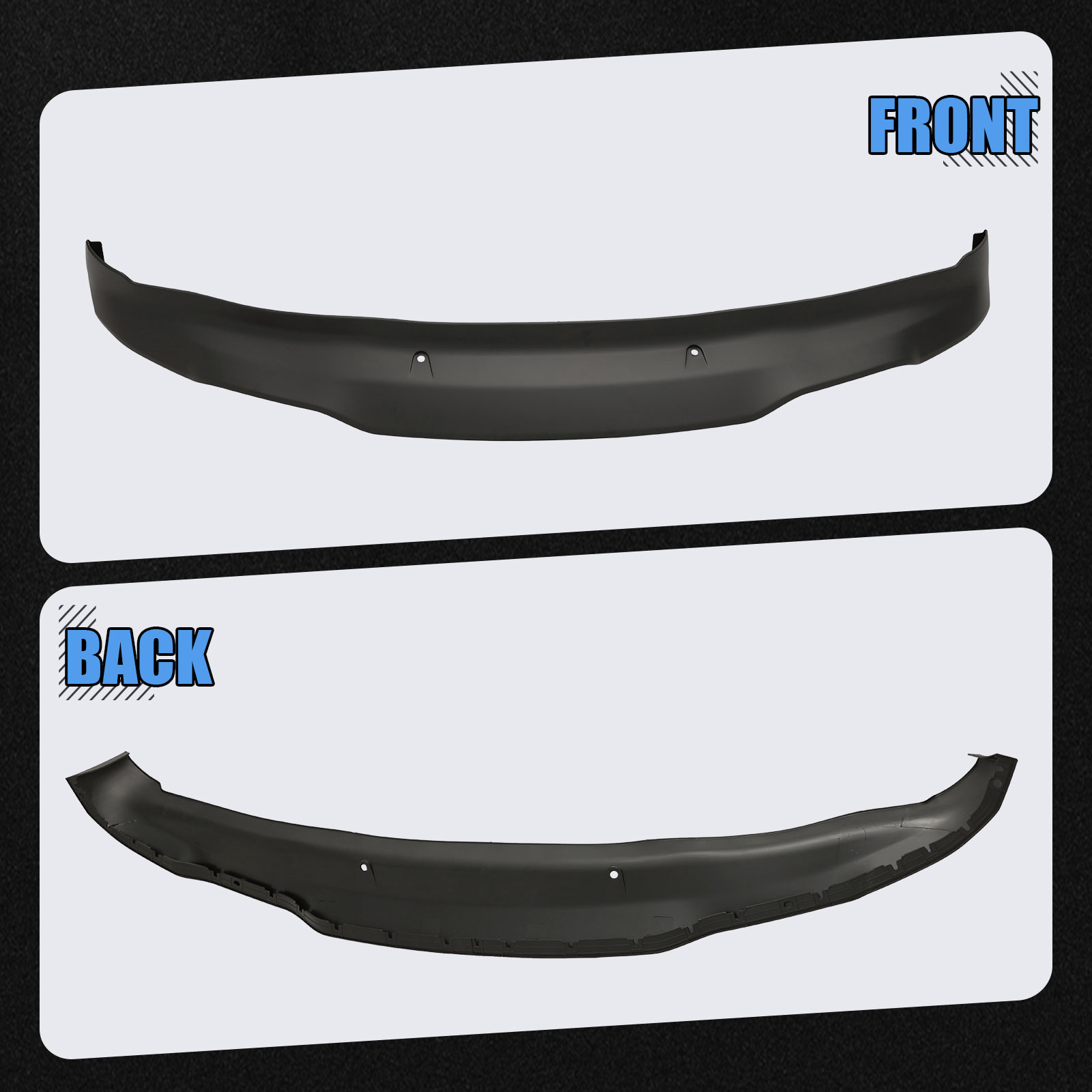 Fit For 19-23 Ram 1500 Front Air Dam Deflector Lower Valance Apron