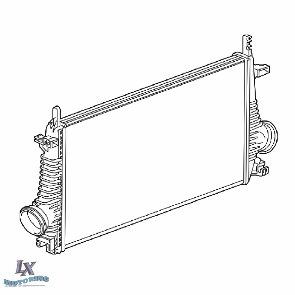 Turbo Intercooler for 1315 Chevy Malibu Buick Regal 1417 Charge Air