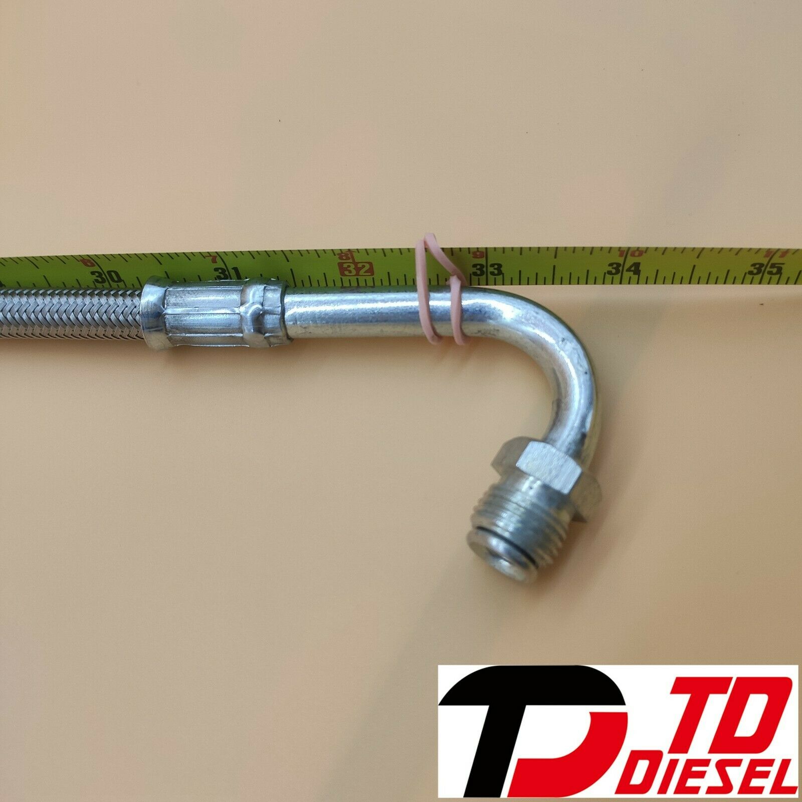 Turbo Oil Feed Line Tube Connectors For Dodge 5.9 Cummins Fit Holset