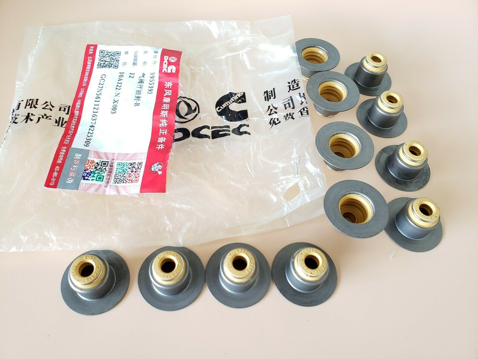 24* Original Intake Exhaust Valve Seal Set For Dodge Ram 5.9 6.7