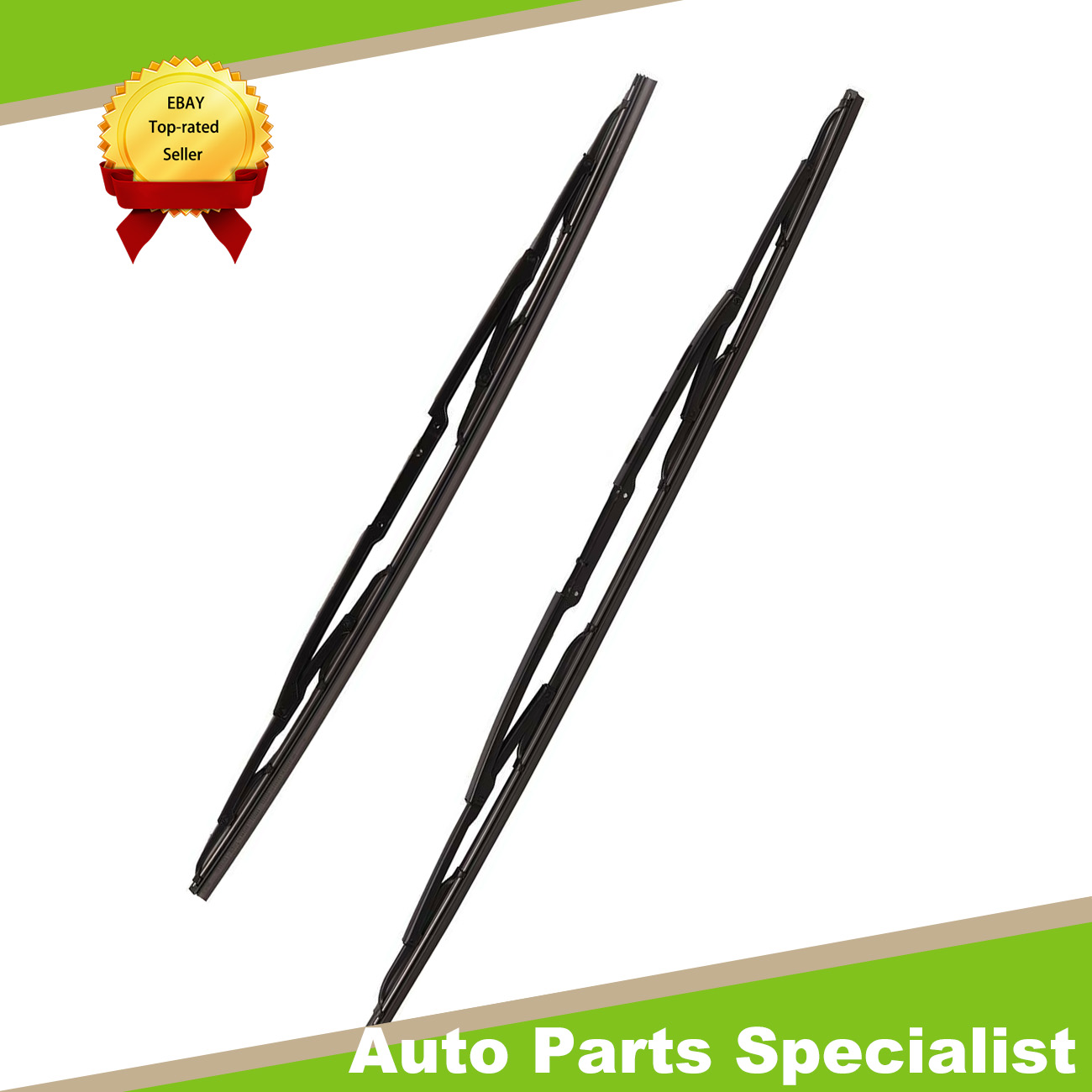 BMW E39 Front Wiper Blade Set (26" + 22") - Fits 525i, 528i, 530i, 540i, M5 Models 2 thumbnail image