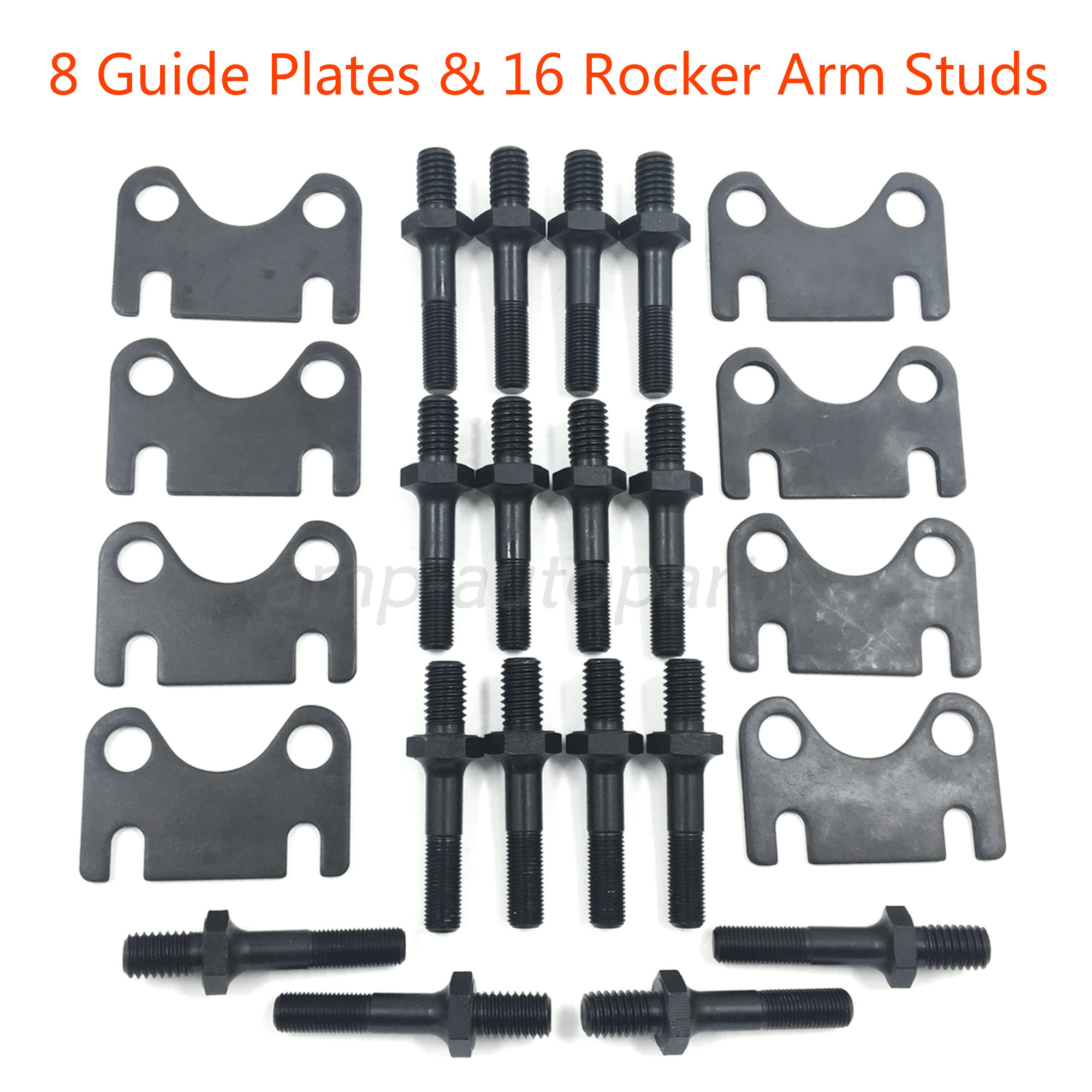 SBC Small Block Chevy 400 350 Push Rod Guide Plates & 3/8 Rocker Arm