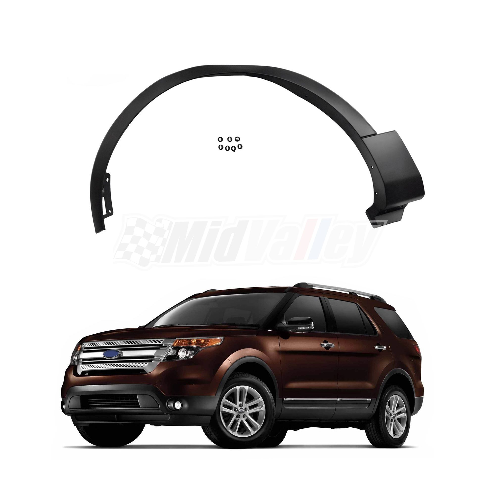 Wheel Arch Trim Front Left For 2016-2019 Ford Explorer FB5Z16039AB