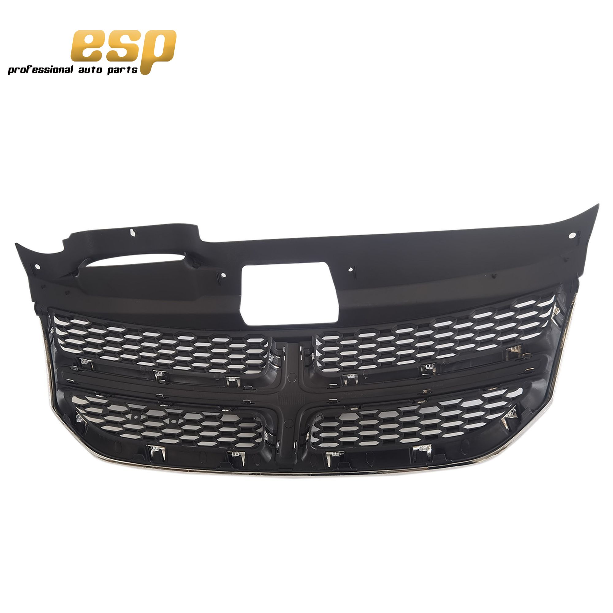 thumbnail image 2 of Easy-Autoparts Front Grille With Chrome Frame For Dodge Journey 2011-2020 2 of 5