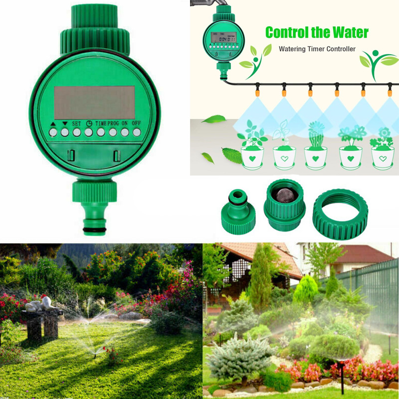 Water Timer Garden Irrigation Controller Automatic Sprinkler System Hose Digital
