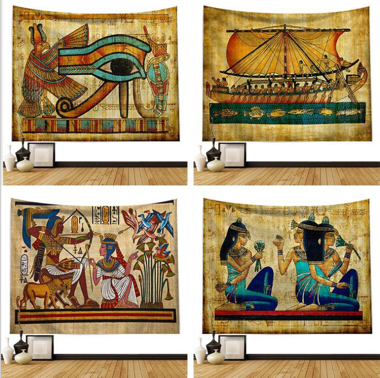 Ancient Egyptian Tapestry Mural Wall Hanging Bedspread Home Decor Tapestries Ebay