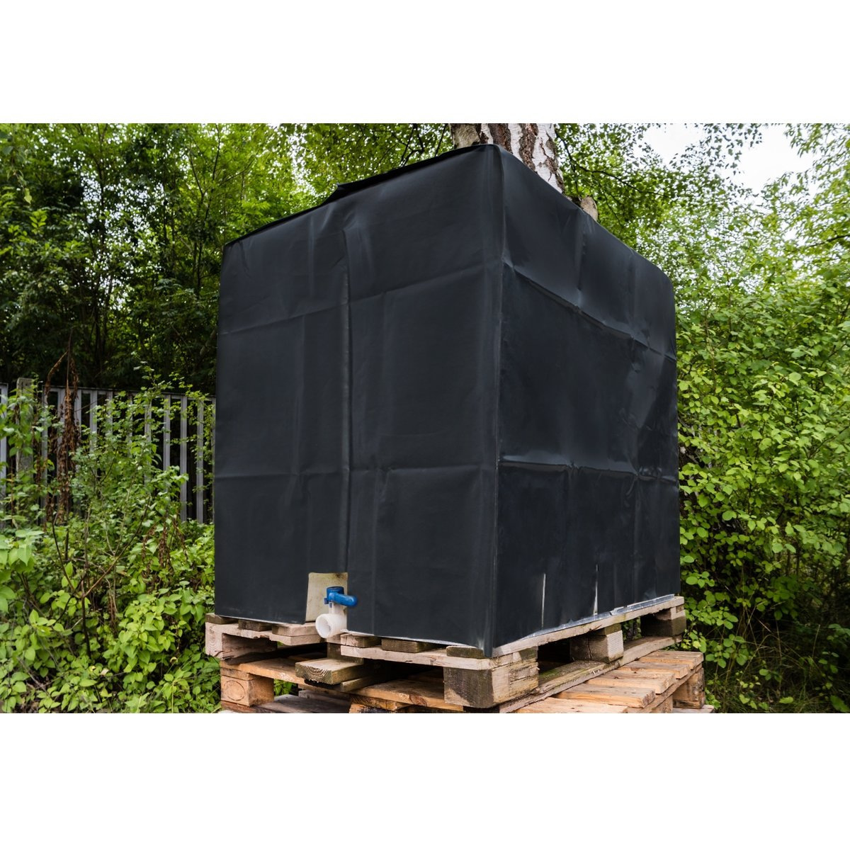 Cover Sun Protective Hood Fit for Rain Water 1000 liters Tank IBC Container Foil
