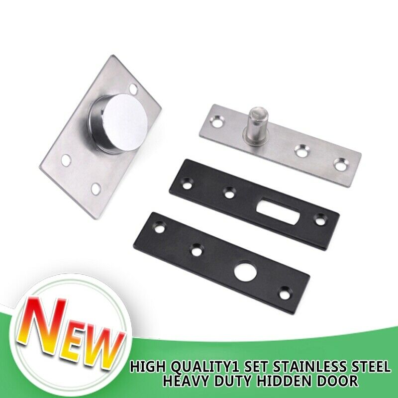 360° Rotating Door Stainless Steel Heavy Duty Pivot Conceal Up /& Down Door Hinge