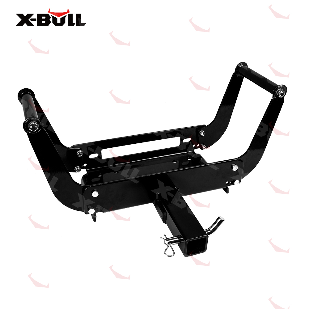 XBULL Winch Mounting Plate Bracket Foldable Cradle ATV For Truck