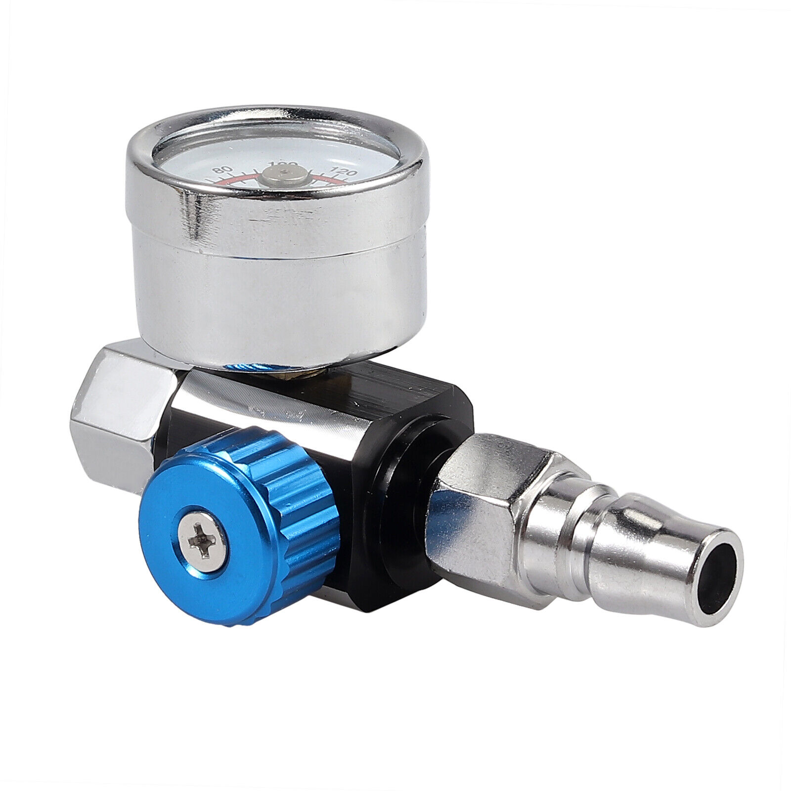 1/4 Inch Air Paint Gun Regulator With Gauge - Pressure Regulator & Filter Tool For Spray Guns 4 thumbnail image