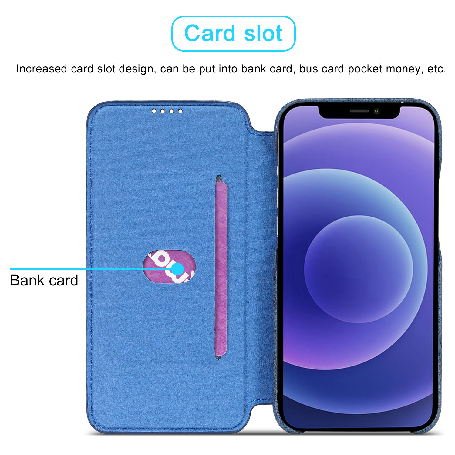 Luxury Leather Magnetic Flip Case For iPhone 17/Pro Max/iP16 15
