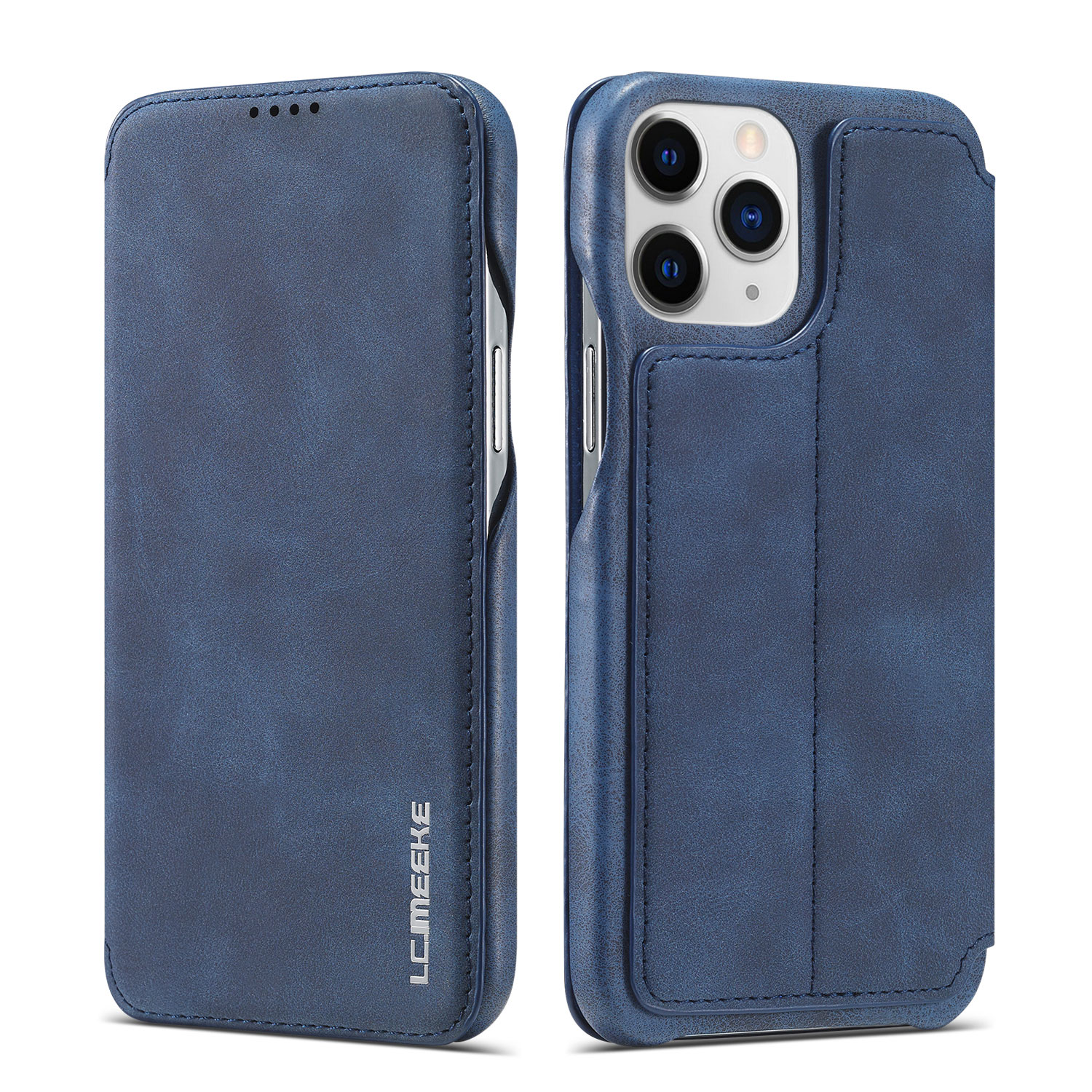 Luxury Leather Magnetic Flip Case For iPhone 17/Pro Max/iP16 15