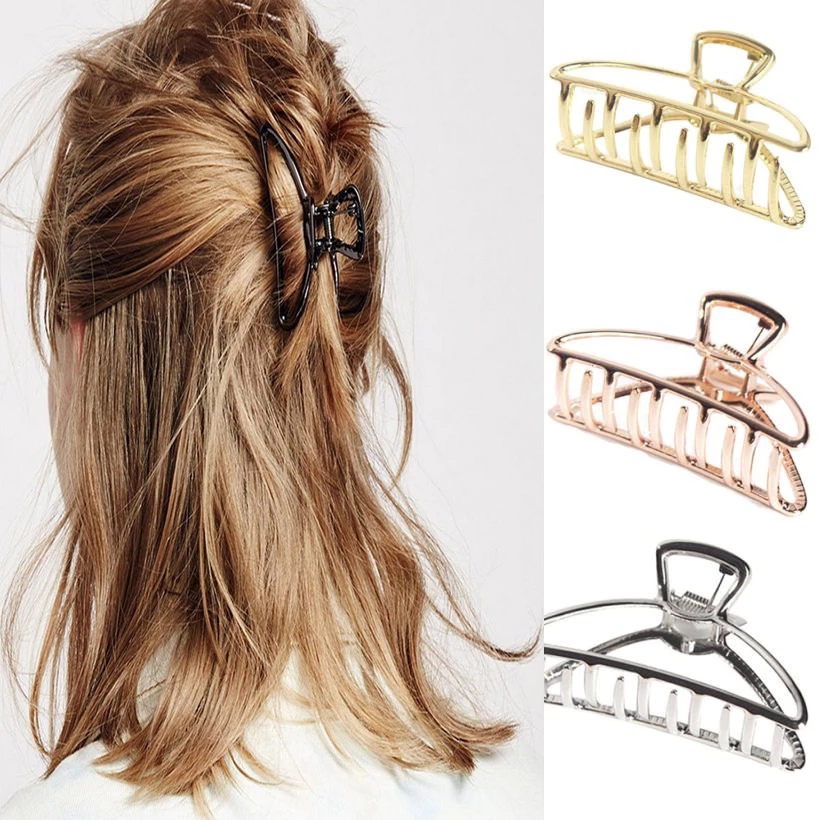 1PC Simple Leaf Hairpin for Women Hair Accessories Clip Hairpin Headdress#G