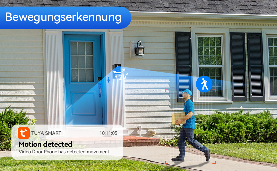 thumbnail image 2 of TMEZON IP728 WLAN Video Doorbell System With 7'' Touch Monitor & RFID 2 of 6