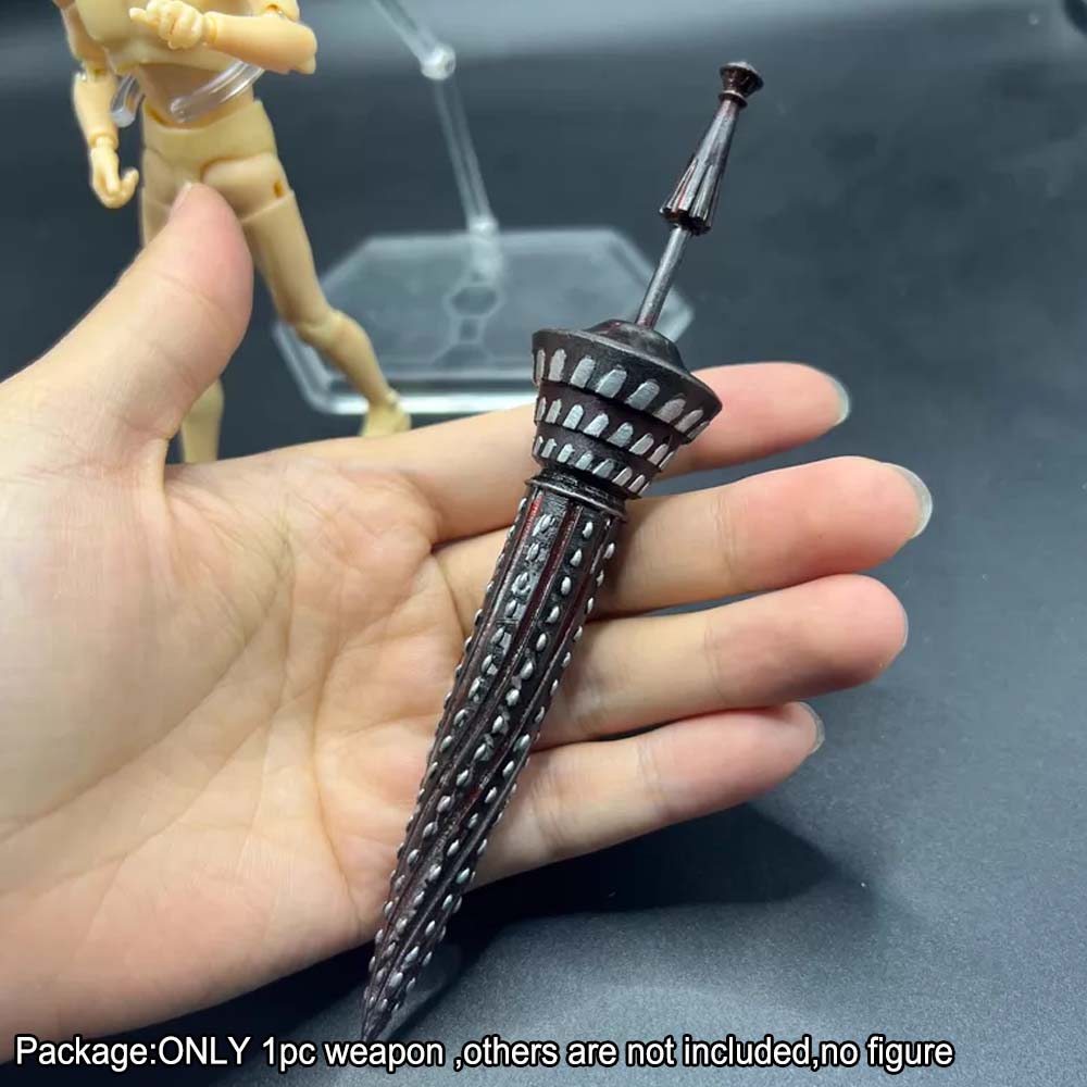 Painted 1/12 Sword Shield Weapon Model For DIY 6″ Action Figure Notaman Romankey