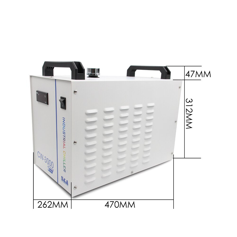 S&A Genuine CW-3000 TG Industrial Water Chiller 50W 60W 80W S&A Genuine CW-3000 TG Industrial Water Chiller 50W 60W 80W