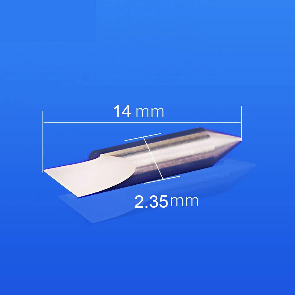 Lame Per Taglierina, 10 Pezzi, Lame Per Plotter Taglio, In Carburo Cementato, Per Tagliare 30°, 45°, 60° (45 - Foto 5
