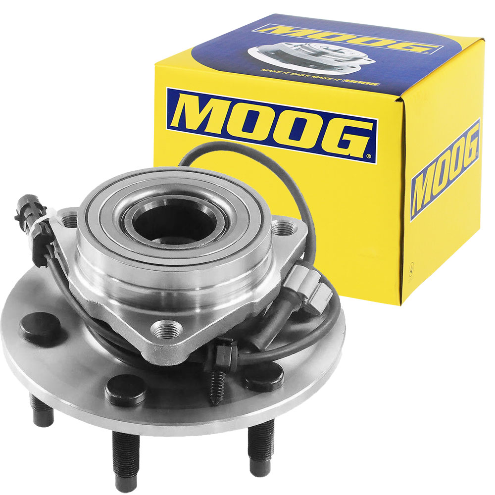 4x4 Front Moog Wheel Bearing & Hub For GMC Sierra Chevy Silverado