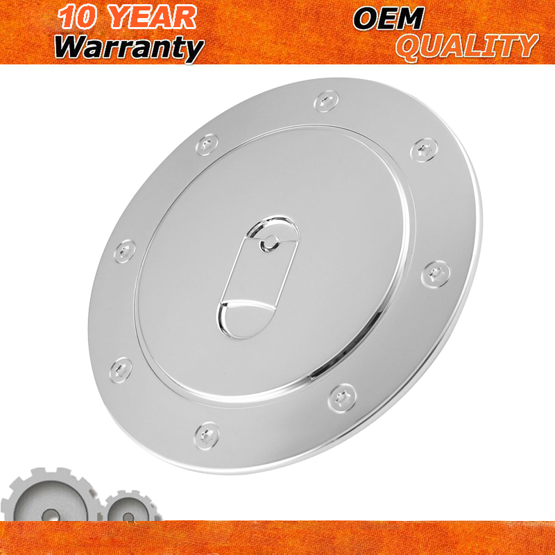 Chrome ABS Fuel Tank Gas Door Cap Cover for 2002-2006 Chevy
