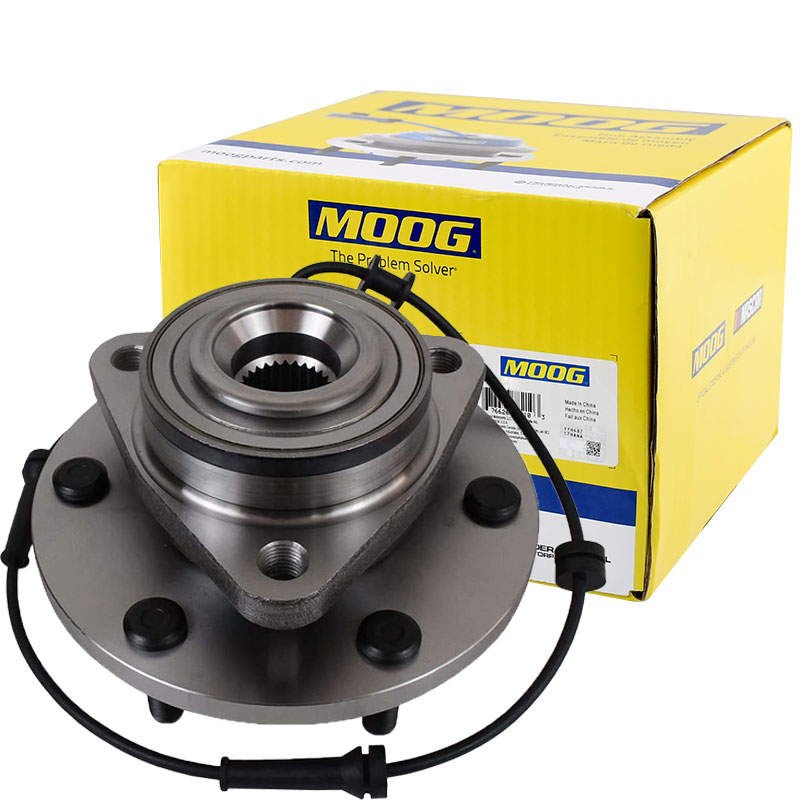 MOOG Front Wheel Hub & Bearing Pair For Nissan Titan Armada QX56 2008-2012 4WD – 6x139.7, ABS, 3-Year Warranty